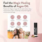 Moroccan Magic Organic Pure Coconut Lip Balm 3 Pack | Ultra-Hydrating Argan & - Image 2