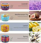 Candle Gift Set for Women, 4 Pack Long Lasting Lavender Scented Soy Candles - Image 2