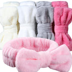 Teenitor 5 Pack Spa Headband for Washing Face, Girls Makeup Headband, Bow Tie by PERFECTYOURBEAUTY