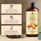 Handcraft Blends Sweet Almond Oil | 100% Pure and Natural | Bath & Body Oil | - Image 5