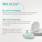 HEETA Scalp Massager 2 Pack for Hair Growth, Soft Silicone Bristles to Remove - Image 5