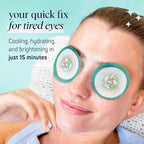SpaLife Cooling Cucumber Eye Pads | Mothers Day Gifts & Korean Dark Circles & - Image 3