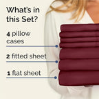 Split King 7 Piece Sheet Set - Image 2