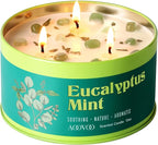 AOOVOO Eucalyptus Mint Candle for Relaxation by AOOVOO