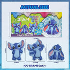 Stitch Bath Bombs for Kids, Fun Bright Rainbow Colors, Raspberry Scented for - Image 6
