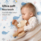 Baby Mini Crib Sheets Boy, Portable 38”x26” Pack and Play Sheets Fitted - Image 3