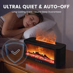 Flame Fireplace Aroma Essential Oil Diffuser, 250ml Ultrasonic Aromatherapy - Image 2