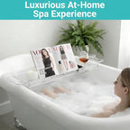 Expandable Bathtub Tray Caddy, Foldable Bath Table Trays, Bathtub & Bathroom - Image 6