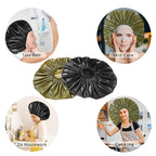 Jumbo Size Shower Cap 2 PCS Waterproof Shower Caps - Image 5