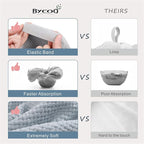 2 Pack Large Microfiber Hair Towel Wrap - Image 3