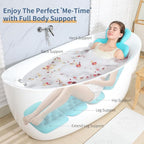 Luxury Bath Cushion, Full Body Bathtub Pillow - Image 3