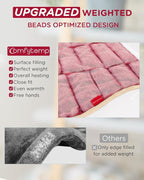 Comfytemp Heating Pad for Neck and Shoulders and Back, 2.6lb Weighted Electric - Image 3