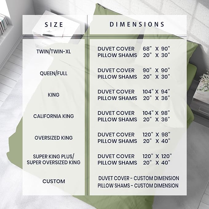 Kotton Culture 1 Pc 120"x120" Duvet Cover Super King Plus/Super Oversize King - Image 4