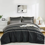 WONGS BEDDING Twin Comforter Set 6 Pieces, Soft Lightweight Micorfiber Bedding - Image 9