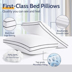 ROUMEA Pillows King Size Set of 2, Bed Pillows - Image 4