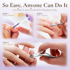 Professional Cuticle Cutter & Pusher Trimmer Manicure Tools - Image 6