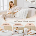 YZ HOME Faux Fur Fluffy Body Pillow - Image 6