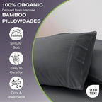 Greenleaf Queen Pillow Cases Set of 2 | Ultra-Soft Pillow Covers | Envelope - Image 4