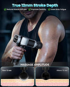 Massage Gun Deep Tissue, Portable Percussion Electric Muscle Massager - Image 6