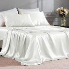 FreshCulture Satin Sheets Twin XL Bed Set by FreshCulture