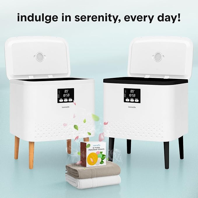 SereneLife Rectangular Towel Warmer Bucket – 20L Large Capacity Hot Towel Warmer - Image 8