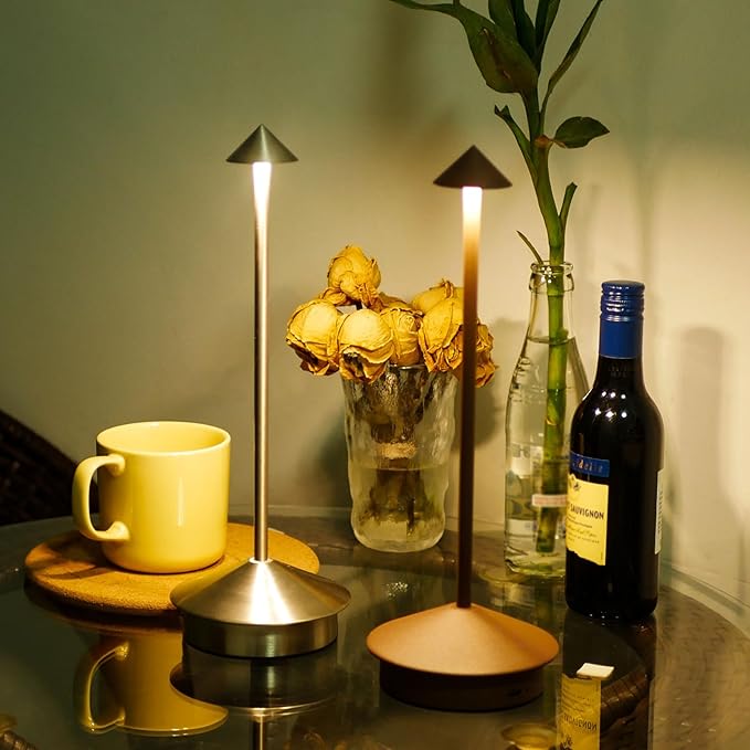 Cordless LED Table Lamp, Rechargeable 5200mAH Battery Operated Lamp - Image 2
