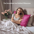 INFIIXSO Silk Pillow Cases 2 Pack Standard Size, Ultra Smooth & Soft Mulberry - Image 9