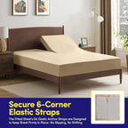 Split Head King Sheets Set for Adjustable Beds 4 Piece Flex Top Bed Sheets – - Image 4
