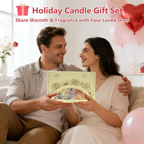 6 Pack Scented Candles Gift Set, Long Lasting Aromatherapy Candles - Image 2