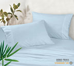 Royale Linens Cooling Pillow Cases Queen Size Set of 2-100% Rayon Derived from - Image 3