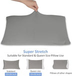 Jersey Knit Pillow Cases Standard/Queen Set of 2 - Image 3