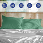 Kamas Oversized Bamboo Pillowcase Set of 2 | 100% Naturally Grown | Ultra Soft - Image 3