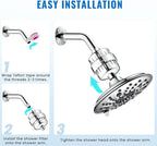Ryamen Heavy Duty Shower Filter, Shower Water Filter, 99% REMOVAL Shower Head - Image 8