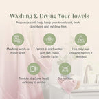 Springtree Home Luxury Bamboo Rayon Bath Towel Set 6 Piece Set | 35% Bamboo - Image 8