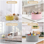 Happyiren Cute Woven Gift Basket - Image 6
