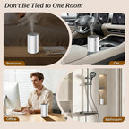 URPOWER Waterless Essential Oil Diffuser: No Water Needed Battery Operated - Image 6
