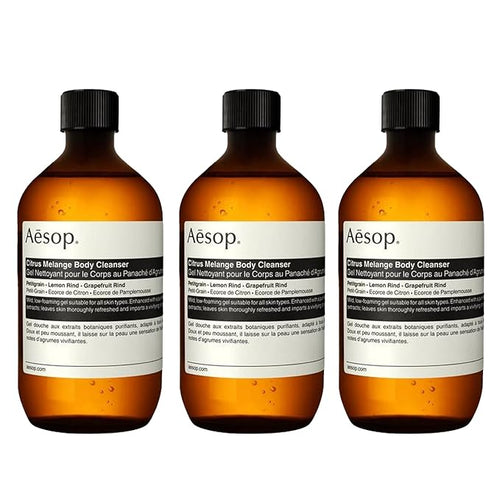 Aesop Citrus Melange Body Cleanser Refill | Gentle Low-Foaming Gel Cleanser by AesopUSA
