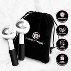 Ice Globes for Facials | Unbreakable Steel Cooling Roller | Cryo Sticks for - Image 5