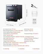 VEVOR Hot Towel Warmer, 5L Small Towel Warmer Cabinet - Image 7