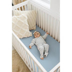 Konssy Muslin Crib Sheets 2 PCS, 100% Cotton Baby Crib Sheets - Image 3