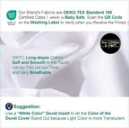 THE COTTON & SILK® 100% Luxury Long-Staple Cotton Duvet Cover - Image 7