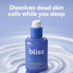 Bliss Renew & Smooth Night Serum – Glycolic Acid + Polyhydroxy Acid Exfoliating - Image 8