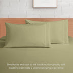 Elegant Comfort Luxurious 1500 Premium Hotel Quality Microfiber 4-Piece Sheet - Image 7