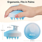 HEETA Scalp Massager Hair Growth, Soft Silicone Scalp Scrubber Shampoo Brush - Image 7