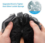 AmazerBath Shower Sponge Loofah Back Scrubber, PE Soft Mesh Loofah Body Scrubber - Image 2