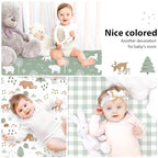 Baby Crib Sheets for Boys and Girls, 3 Pack Fitted Crib Sheets Neutral for - Image 6