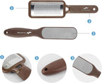 Fu Store 2 Pack Foot Files Callus Remover Stainless Steel Foot Rasp and Dual - Image 2