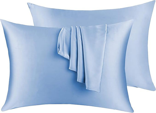 100% Silk Pillow Cases 2 Pack, Mulberry Silk Pillowcase by Victivic