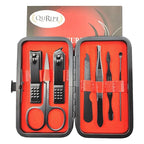 QURIPE 7pcs Manicure Set, Nail Clippers Kit, Stainless Steel Manicure Kit - Image 6