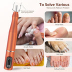 TUOBEO Cordless Nail Drill Electric Rechargeable File Kit, Professional Efile - Image 3